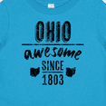 thumbnail image 4 of Inktastic Ohio Awesome Since 1803 Boys or Girls Baby T-Shirt, 4 of 5