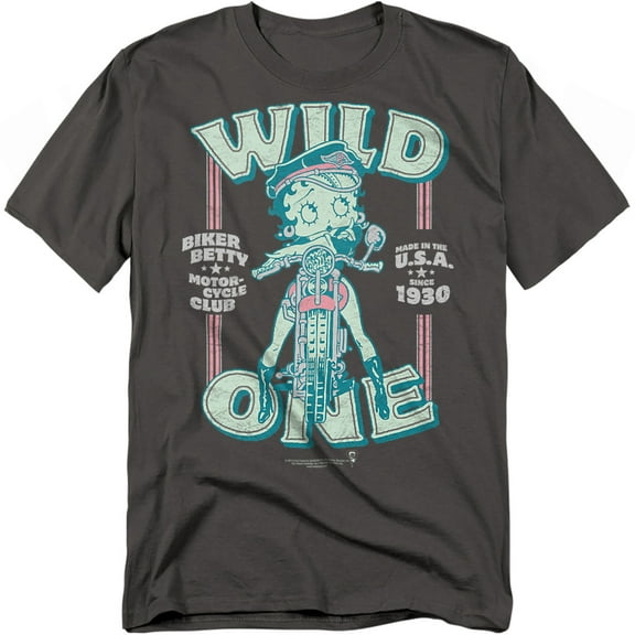 Betty Boop T-Shirt Wild One Unisex Graphic Tee For Men & Women