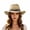 P158 Beige, variant on Beach Hats Women Summer Hiking Cowboy Lightweight Breathable Straw Sunhat With Drawstring Fashion Wear Outdoor Ladies Women Trendy Cap Beige