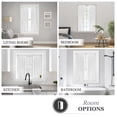 thumbnail image 4 of Sun Zero 3/4" Brushed Nickel Decorative Blackout Tension Rod, 28-60", 4 of 5