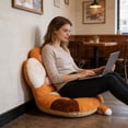 thumbnail image 2 of zhangmingg Ergonomic Cat Design Comfort for Desk Chair Lumbar Back Support Seat Pad Gaming Use, 2 of 5
