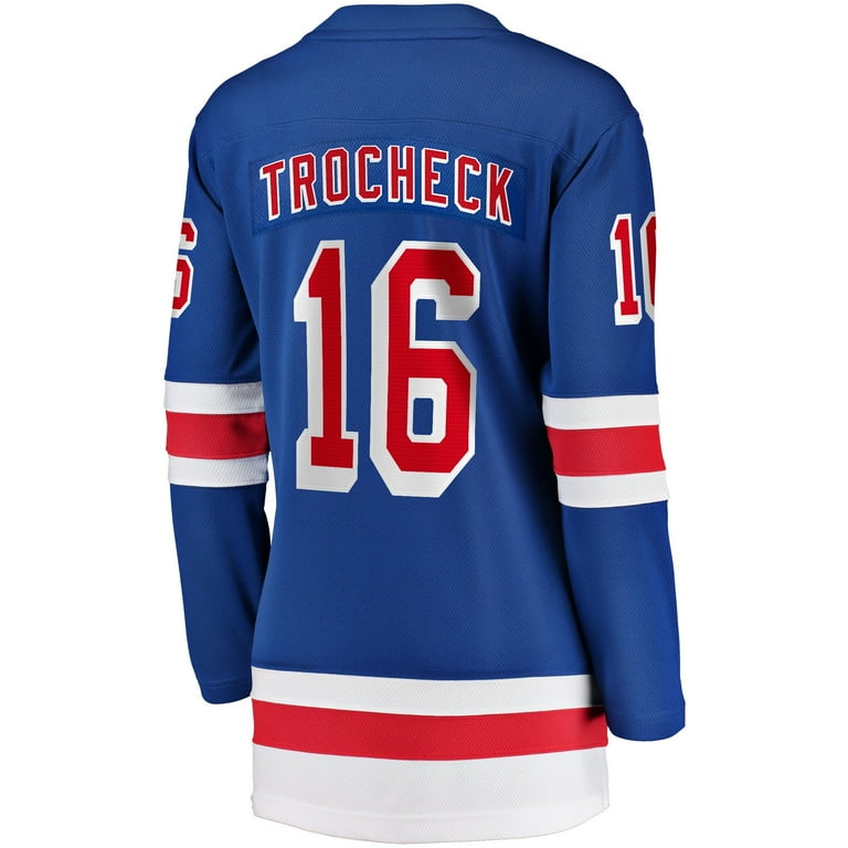 Women's Fanatics Vincent Trocheck Blue New York Rangers Home