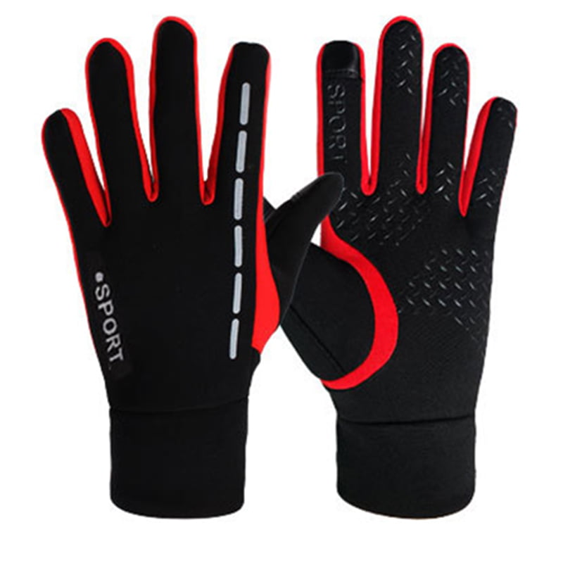 1 Pair Bike Gloves Full Finger Cycling Motorcycle Sports Gloves Touchable I5O1 