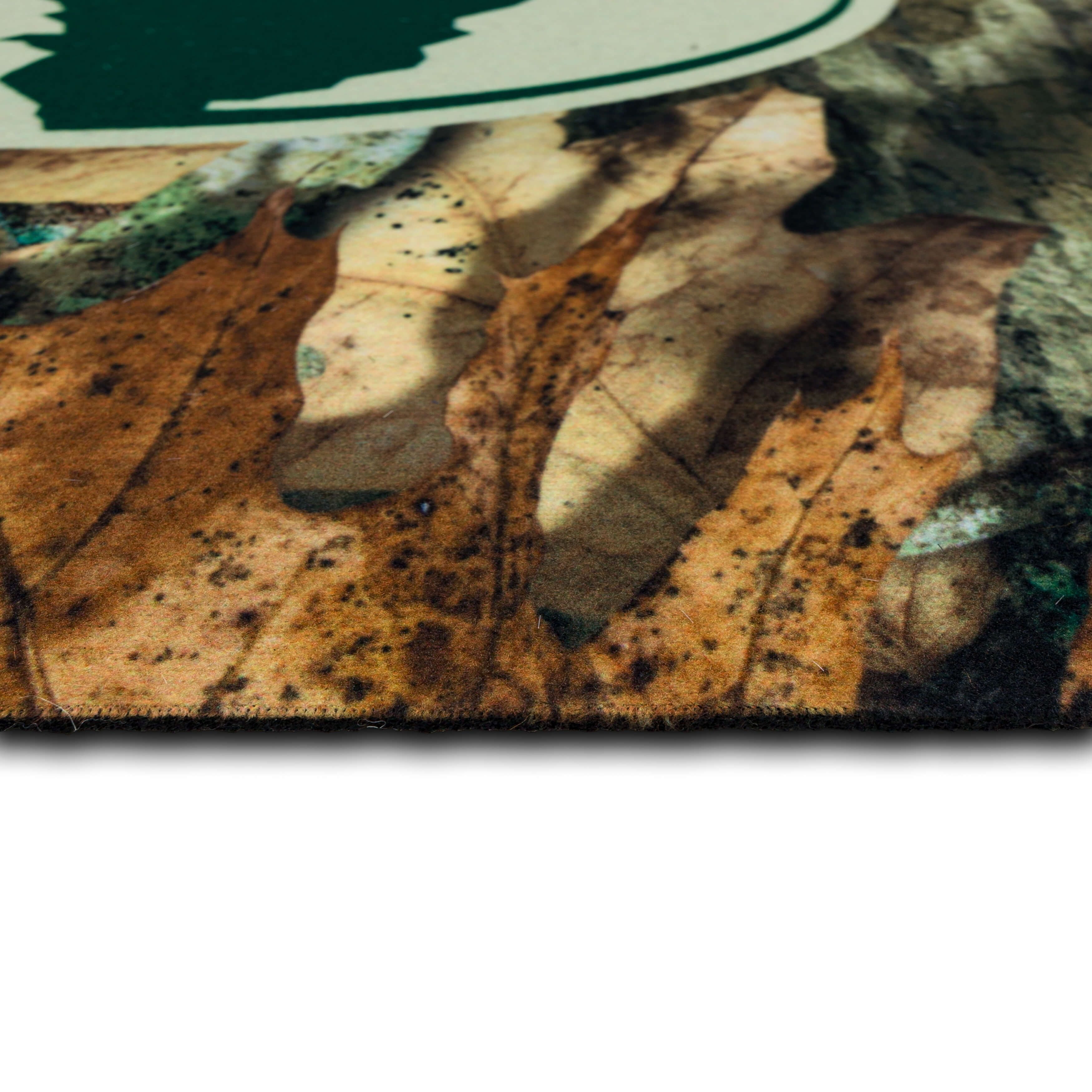 Mossy Oak Obsession Doormat, Indoor/Outdoor, Non-Slip, Brown, 13.4 in x 25.6 in