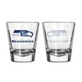 thumbnail image 2 of Seattle Seahawks Shot Glass - 2 Pack Satin Etch, 2 of 2