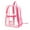 Hot Pink, variant on GDEGE Heavy Duty Clear Transparent Backpack See Through Bookbag with Multi Color Choices for School Sports Stadium Fashion Crossbody Bag Women for Daily Use Travel Work