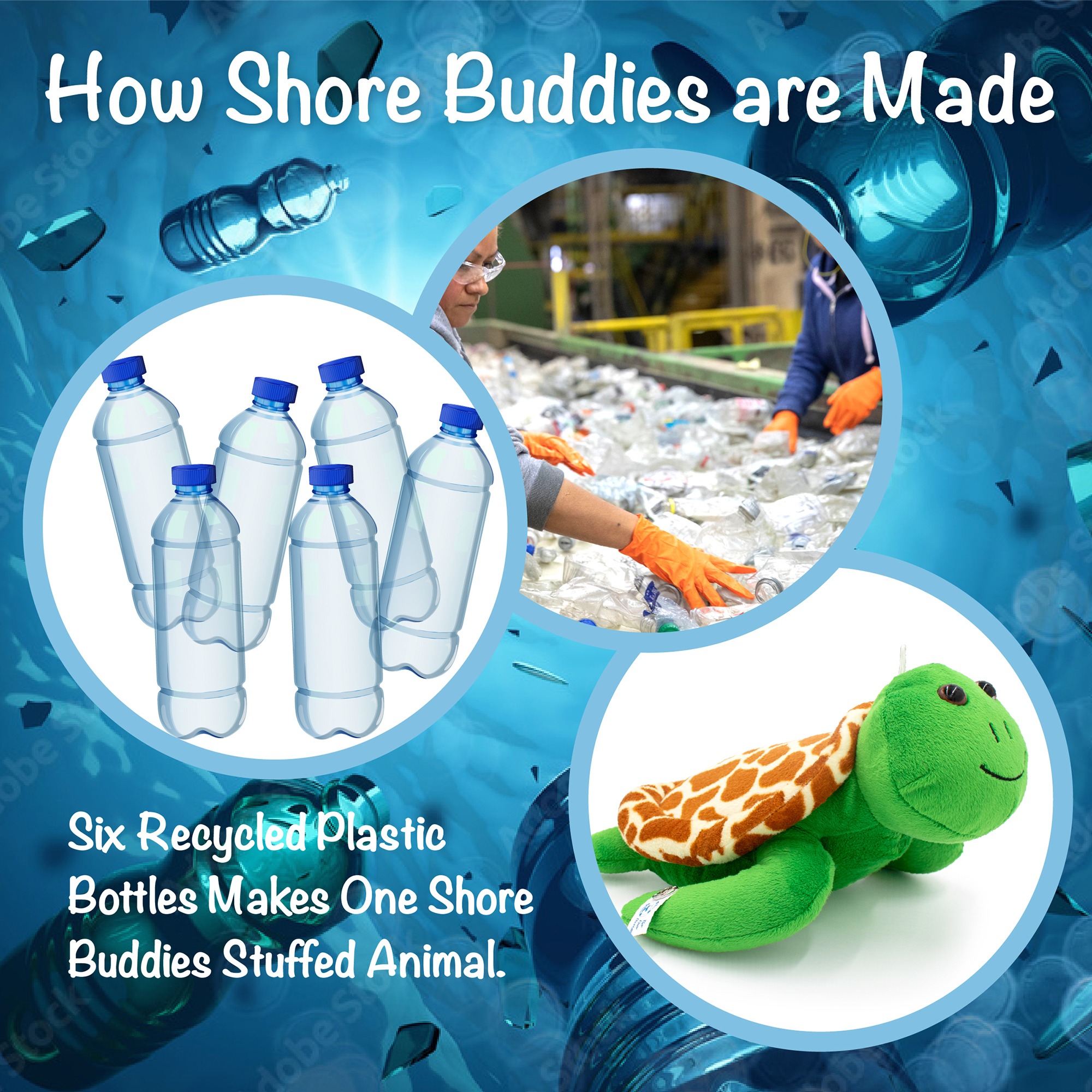 Shelly The Sea Turtle 12" Stuffed Plush Toy w/ Authentic Animal Sounds, for Kids Babies & Toddlers