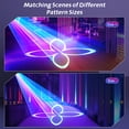 thumbnail image 5 of 3D RGB Animation Beam Projector DJ Lights for Party Disco Show Stage Lighting with Remote Control, 5 of 6