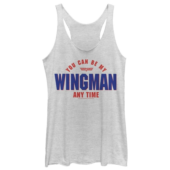 Women's Top Gun You Can Be My Wingman Anytime  Racerback Tank Top