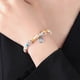 thumbnail image 4 of Nvzi Pulsera de cuentas de arroz de concha Pulsera de cuentas de cristal de concha con colgante de playa, estilo A, 4 of 4