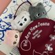 thumbnail image 4 of Kpop NewJeans DANIELLE MINJI Haerin Gato Blanco Y Negro Peluche Bolso Llavero Decoración, 4 of 4