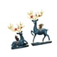 thumbnail image 5 of 2 piezas Estatua de reno Alce Ciervo Estatua Moderna Figura en miniatura Estatua de animal para Azul, 5 of 9