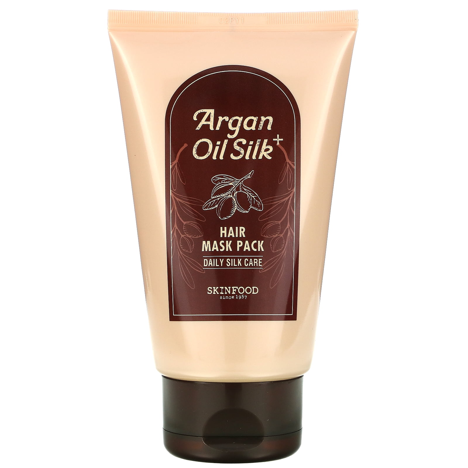 Argan Oil Silk Plus Hair Mask Pack, 6.76 fl oz (200 g), Skinfood