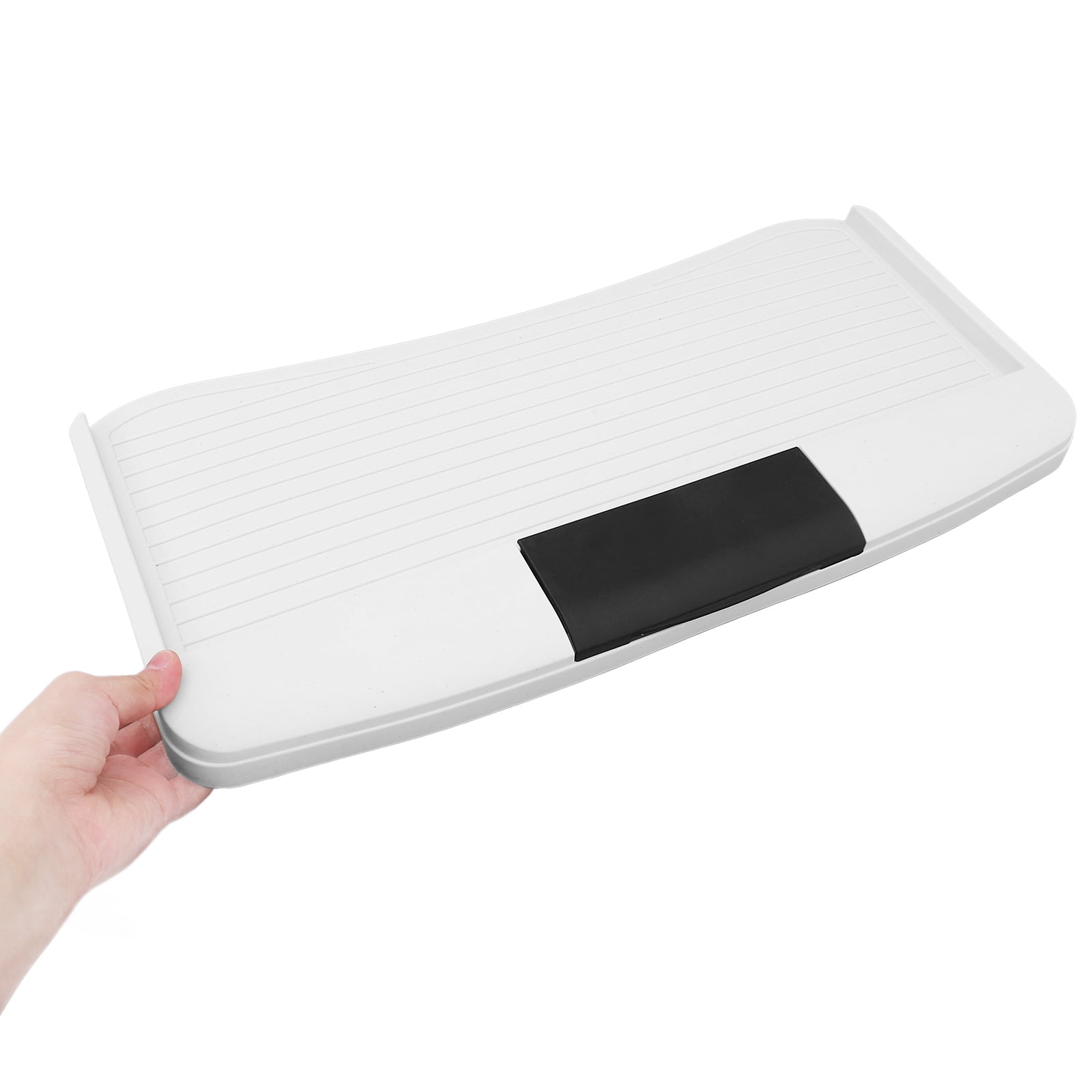 OFFIGAM White Slide Out Keyboard Tray with ABS Material, Office Desk Organizer for Enhanced Workspace Efficiency