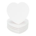 thumbnail image 1 of Uxcell 6Pcs Posavasos Absorbentes de Mármol Blanco en Forma de Corazón con Respaldo de Corcho Antideslizante para Hogar y Oficina de 4.3 pulgadas, 1 of 5