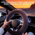 thumbnail image 3 of Winter Heated Steering Wheel Covers, Car Thermal Protection Covers, Heated Car Steering Wheel Pad, Thermal Winter Protection for Vehicles, Car Accessories, 3 of 6