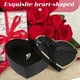 thumbnail image 3 of 1 juego de cajas con forma de corazón para San Valentín, cajas de cartón para galletas, flores, envoltorios para bodas, cumpleaños, regalos, embalaje negro., 3 of 6
