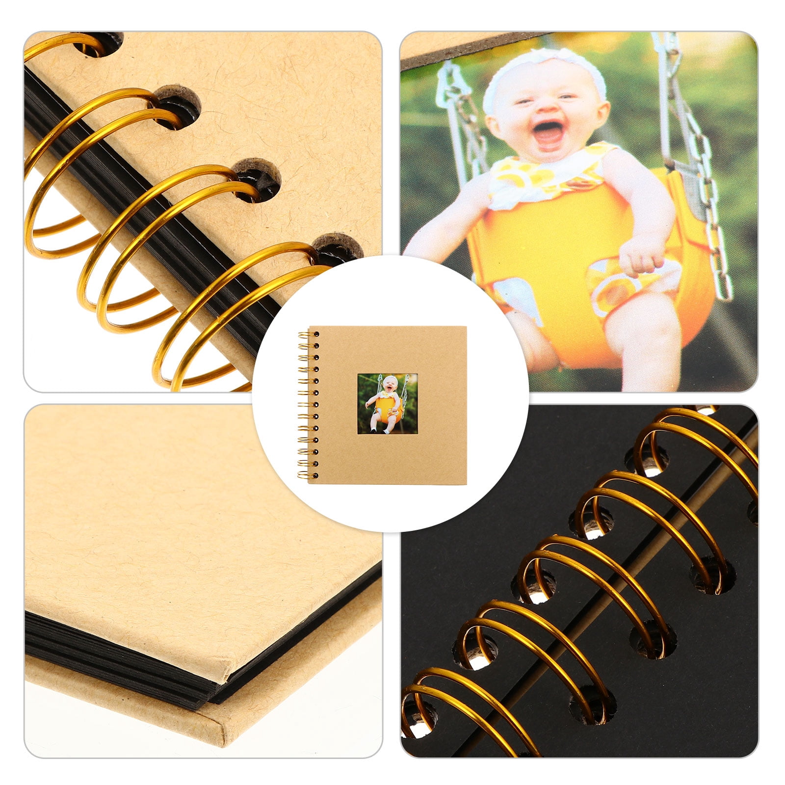 3pcs Photo Albums Memory Books Craft Paper DIY Scrapbooking Wedding Supplies 20 Pages