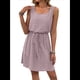 thumbnail image 3 of Vestido Mini con Cordón Texturizado y Calado para Mujer, Rosa, , XXL, 3 of 7