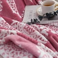 thumbnail image 2 of Luxury Soft Printed Flannel Fleece Throw Blanket with Decorative Tassels for Bed,Couch,50" x 60", 2 of 4