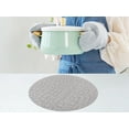 thumbnail image 5 of Unique Bargains Set of 6 PU Placemats for Kitchen Gray 15*15in, 5 of 7
