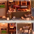 thumbnail image 4 of Casa de muñecas en miniatura DIY, Juego de muebles para casas de muñecas, Casa de muñecas de madera, Casa de muñecas DIY en escala 1: 24, Accesorios para casas de muñecas de bricolaje Hugo Casa de muñecas en miniatura DIY, 4 of 10