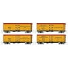 Rapido #521902 4 Pack N Scale GARX 37 Meat Reefer Refrigerator Car Pre-WWII