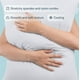 thumbnail image 2 of Juego de 2 fundas de almohada refrigerantes Niagara Queen Size, color gris claro, 2 of 7