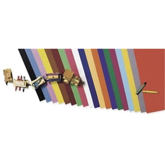 Pacon 5485 6 Ply Railroad Board- Light Blue & Azure- 22 X 28 In.