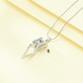 thumbnail image 3 of Personalize Excavator Urn Pendants with Chain Cremation Jewelry for Ashes Urn Necklace for Ashes of Loved One Memorial Jewelry, 3 of 5