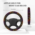 thumbnail image 7 of Picia A Bright Abstract Car Steering Wheel Cover, Non-Slip, Breathable, Universal 15 inch, 7 of 7