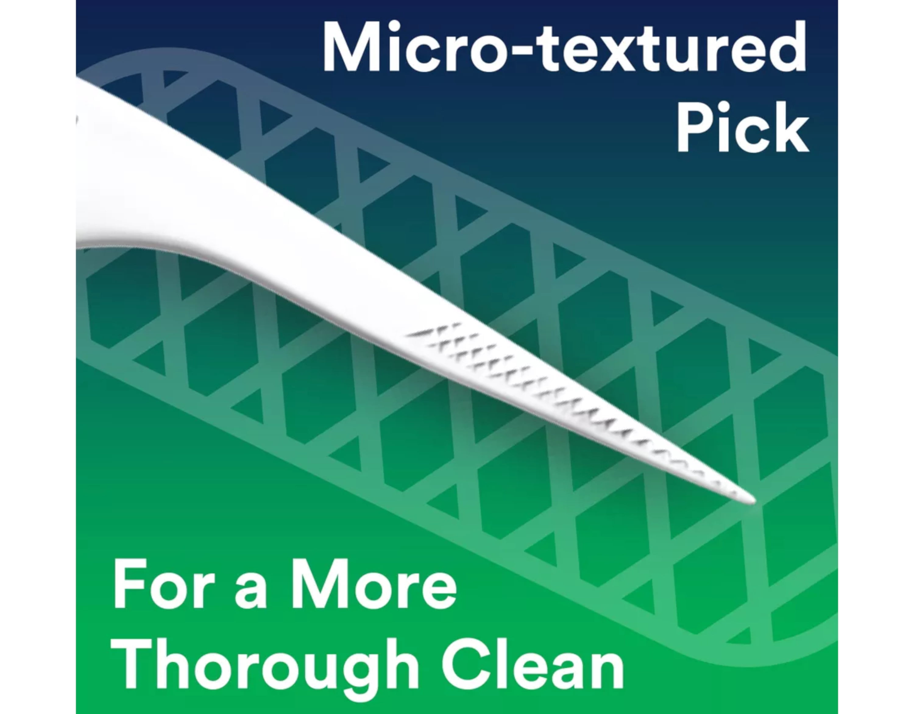 DenTek Advanced Clean Triple Clean Floss Picks, Removes Plaque and Bacteria, Micro-Textured Pick, 90 Count (Pack of 6)