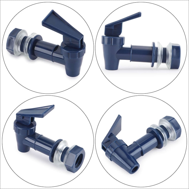 Water Dispenser Faucet 4-PC Replacement Cooler Faucet Set - Push-up ...