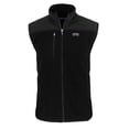 thumbnail image 2 of Men's Cutter & Buck  Black TCU Horned Frogs Big & Tall Cascade Eco Sherpa Fleece Full-Zip Vest, 2 of 3