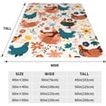 thumbnail image 4 of Chicken Blanket "40x50" White Super Soft Warm Chicken Throw Blanket Lightweight Cozy Flannel Animal Throw Blanket Bed Couch Sofa Decor Gift for Girl and Women, 4 of 6