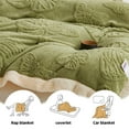 thumbnail image 5 of ufehgfjh Winter Blanket Soft Warm Solid Color Double Layer Sheep Blanket Nap Blanket 39.37x59.05in, 5 of 5