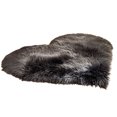 thumbnail image 2 of Neinkie Heart Shaped Soft Faux Sheepskin Fur Area Rugs for Home Sofa Floor Mat Plush Fluffy Faux Sheepskin Area Rug Plush Carpet Fur Room Mat for Home Sofa Floor Decor, 2 of 7