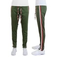 thumbnail image 4 of Mens Striped Jogger Track Pants - Running - Jogging - Workout - Fitness, 4 of 5