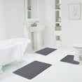 thumbnail image 3 of Dpityserensio 3PCs Memory Foam Mat Bathroom Rug Set Toilet Mats Soft Comfortable Water Absorption Non-Slip,Thick Machine Washable Easier To Dry Christmas Home Decor, 3 of 9