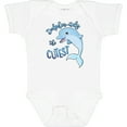 thumbnail image 3 of Inktastic Dolphin-itely the Cutest Boys or Girls Baby Bodysuit, 3 of 5