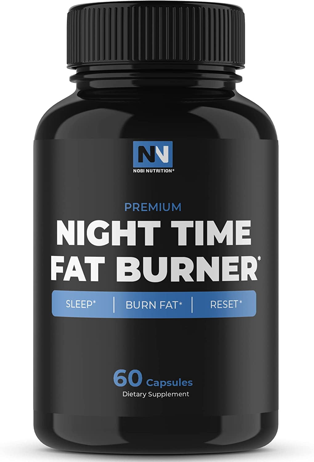Nobi Nutrition Night Time Fat Burner Hunger Suppressant & Weight Loss Support Supplements for