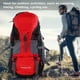 thumbnail image 4 of 50L Waterproof Backpack for Camping, Climbing, Travel, Hiking, Red, 4 of 4