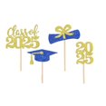 thumbnail image 1 of SXcggal 2025 Graduation Party Decorations Card Slot Inserts For Cupcake Toppers Paper Graduation Design Cake Decorations For Party Supplies And Celebrations Practical Basic Card Slot For Garden, 1 of 7