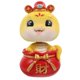 thumbnail image 2 of Chinese Year Snake Resin Figurine Zodiac Ornament Detailed Craftsmanship Home Car Dashboard Decoration Lucky Statue, 2 of 5