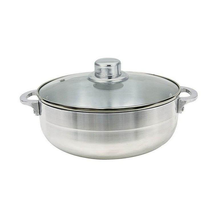 Bene Casa 2-Quart, stainless-steel sauce pan w/ tempered glass lid
