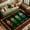 Color 2, variant on Gelasgo Christmas Nutcracker Soft Velvet Area Rug, Holiday Plaid Border Floor Mat Non-Slip Washable Rectangle Rug for Living Room Bedroom Decor