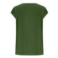 thumbnail image 5 of Timegard Womens Tank Tops Scoop Neck Cap Sleeve Comfy Summer Casual Loose Shirts Tops Blouse Basic Tee, 5 of 6