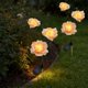 thumbnail image 5 of ddioayh Lifelike Solar Faux Flower Lights Solar Powered Waterproof LED with Auto On Off for Outdoor Garden Pathways Lawns Patio Yard Stake Lights, 5 of 7