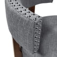 thumbnail image 4 of Furniture of America Jensen Swivel Bar Stools - Set of 2, 29", Light Gray, 4 of 6