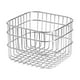 thumbnail image 2 of Estantería de acero inoxidable, cesta de almacenamiento para cocina, frutero, organizador de cosméticos, cesta de almacenamiento, cesta metálica, resistente, plegable, para cocina, gran, 2 of 8
